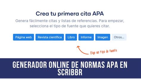 citodo|Formato APA con el Generador APA de Scribbr